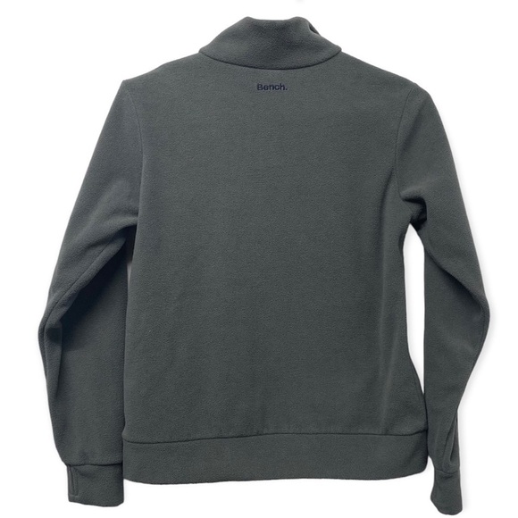 Bench Kids Gray Fleece Zipper Sweater Vest Size 11/12 - Picture 2 of 8